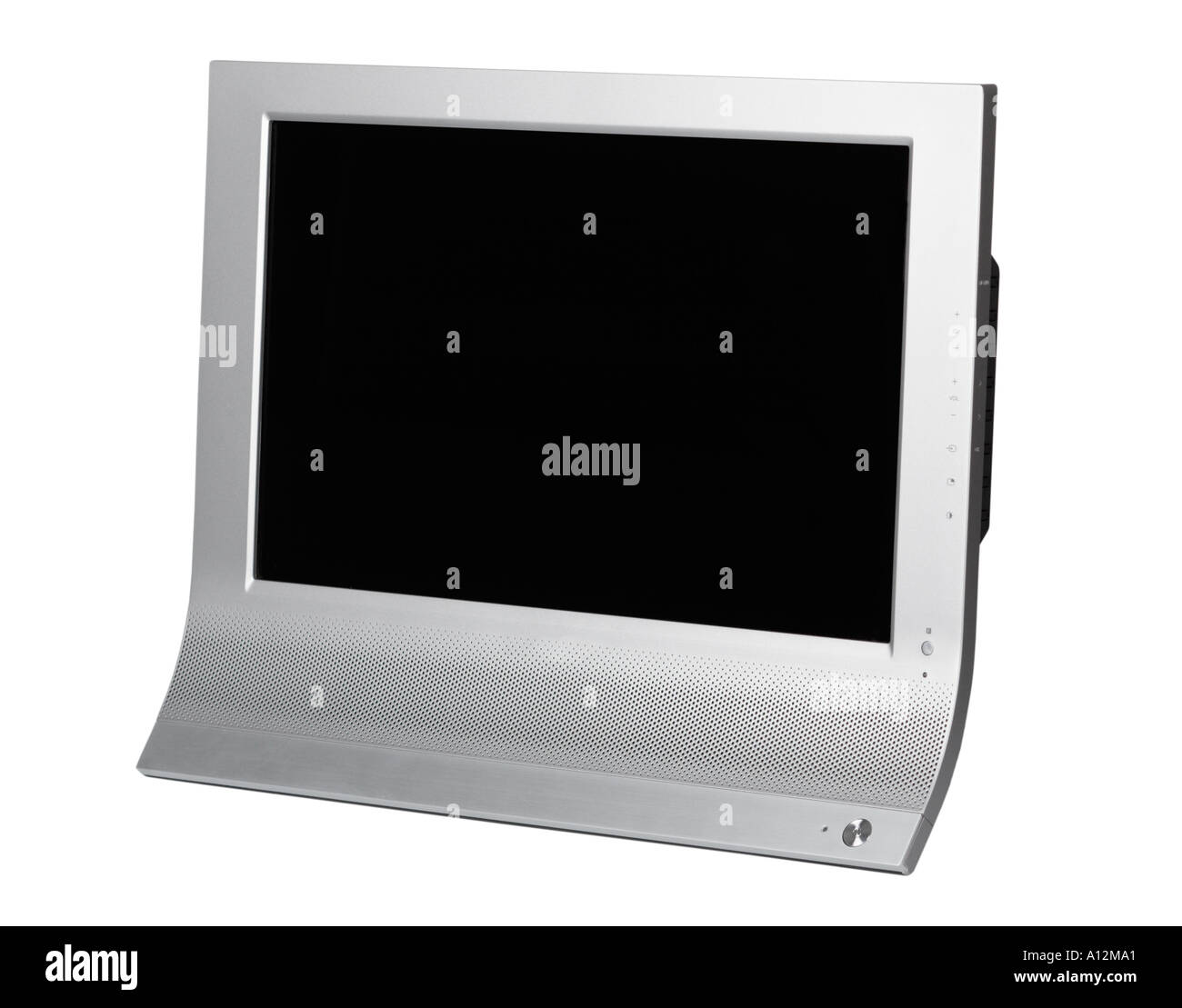 Modern TV computer flat panel display Stock Photo Alamy