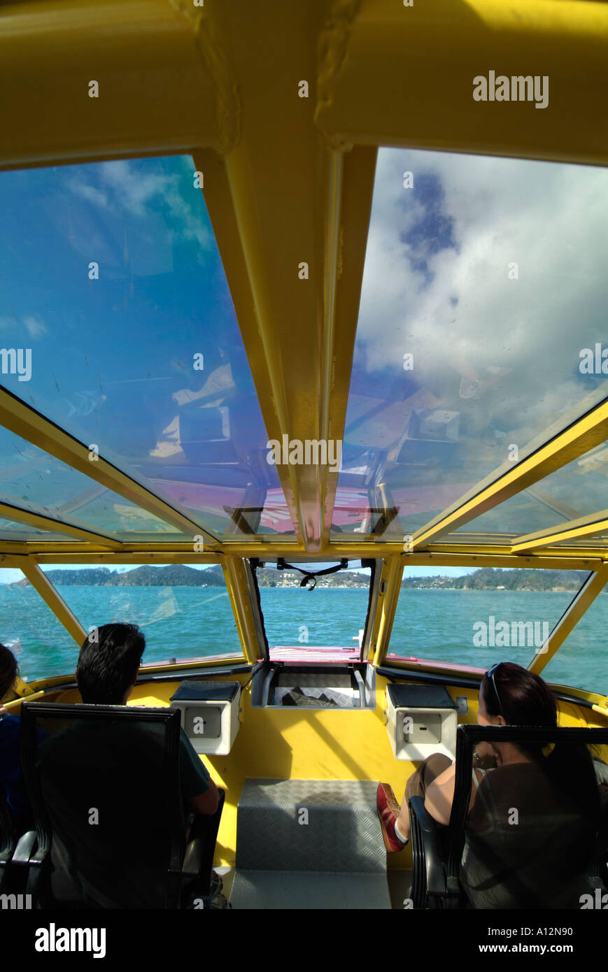 Ferry to Russell Stock Photo Alamy