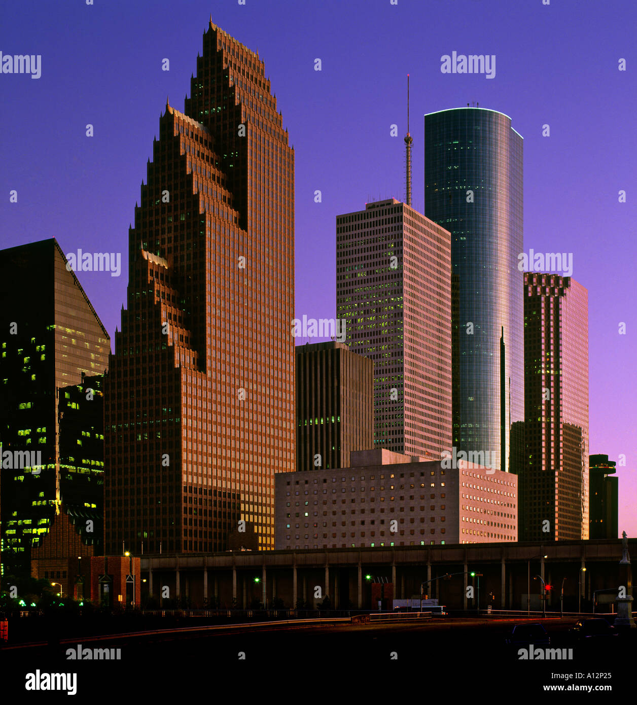 Houston skyline Stock Photo