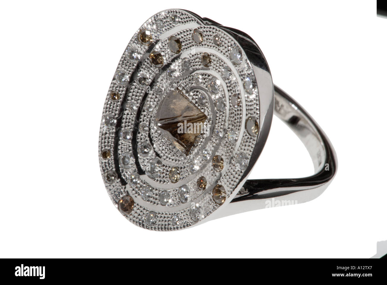 De Beers diamond ring Stock Photo