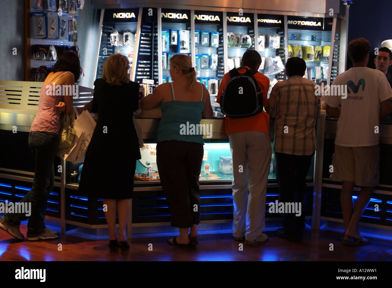 Mobile phone store in Cape Town South Africa RSA Stock Photo Alamy