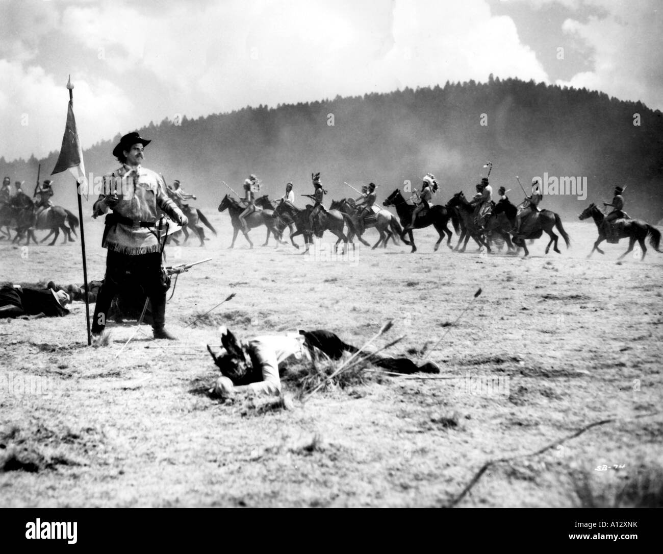 Sitting Bull Year 1954 Director Sidney Salkow Stock Photo Alamy
