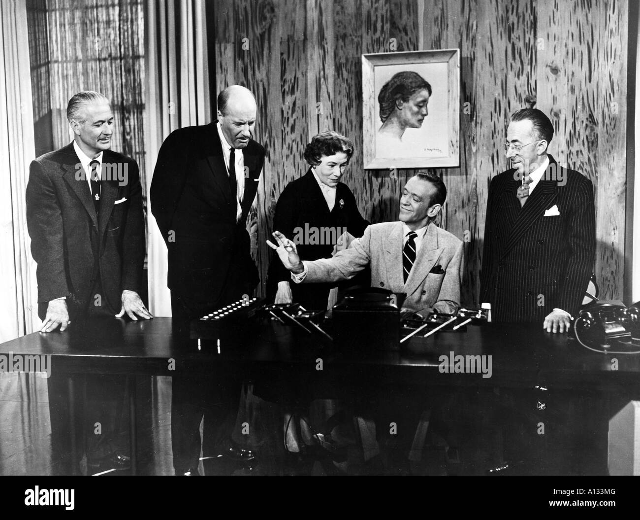 Daddy long legs 1955 Jean Negulesco Fred Astaire Thelma Ritter Stock Photo