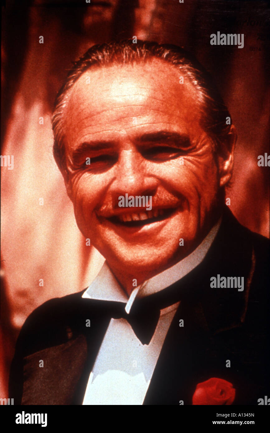 The godfather 1971 Francis Ford Coppola Marlon Brando Stock Photo - Alamy