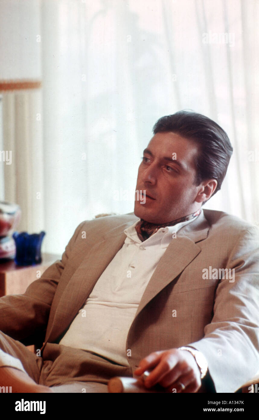 The godfather part II 1975 Francis Ford Coppola Al Pacino Stock Photo