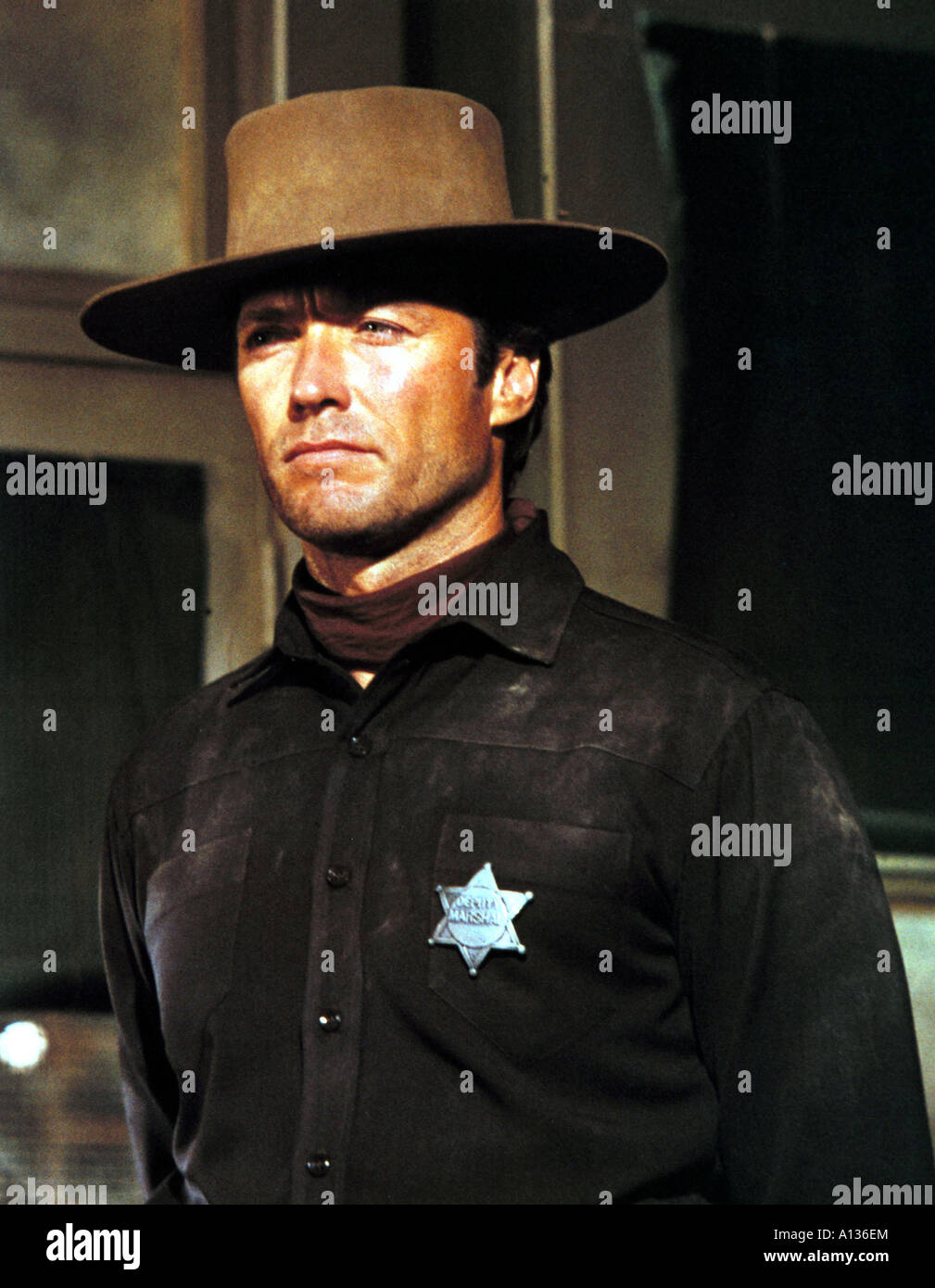 Hang em high 1968 Ted Post Clint Eastwood Stock Photo