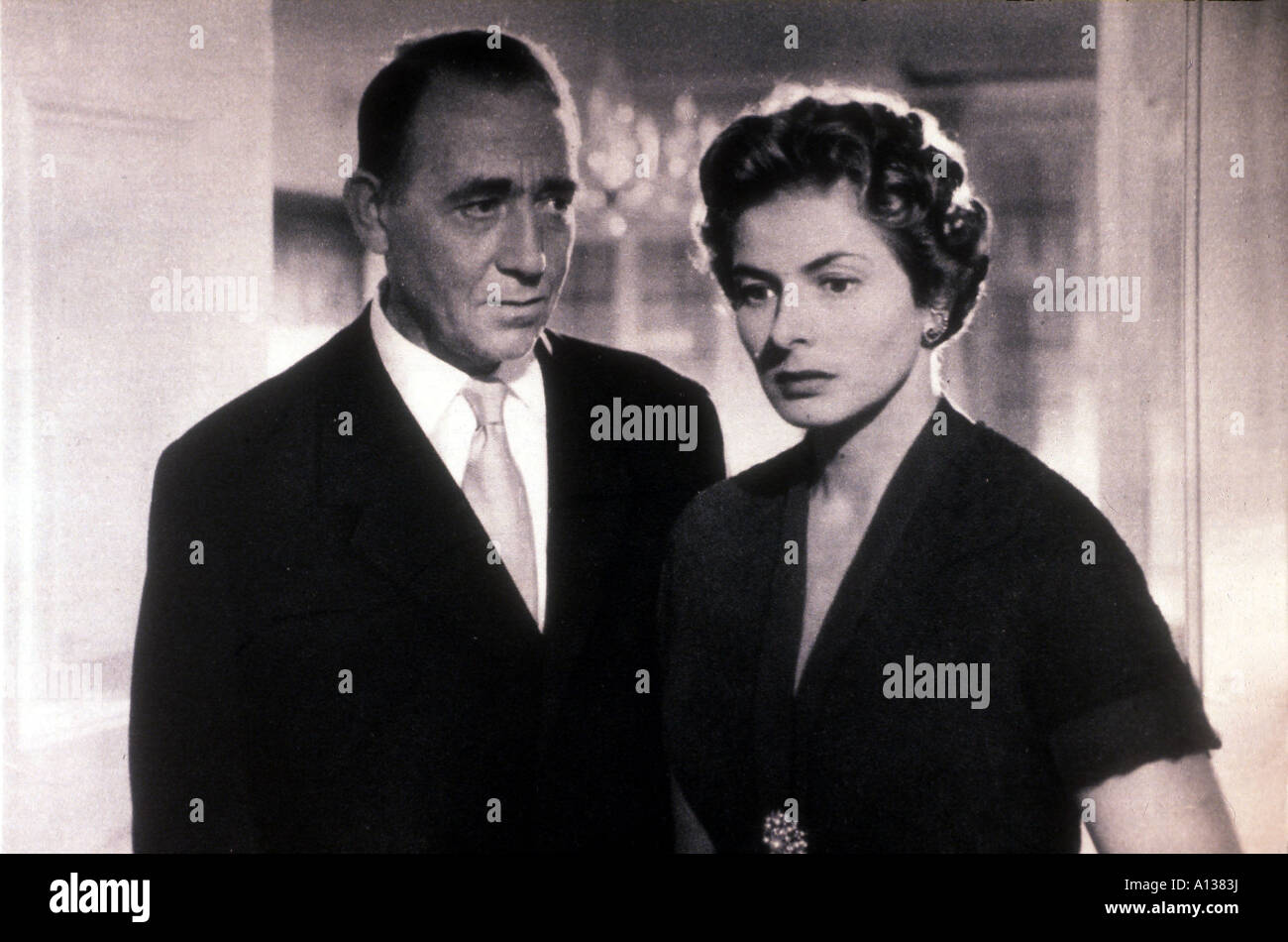 La paura 1954 Roberto Rossellini Ingrid Bergman Mathias Wieman Stock