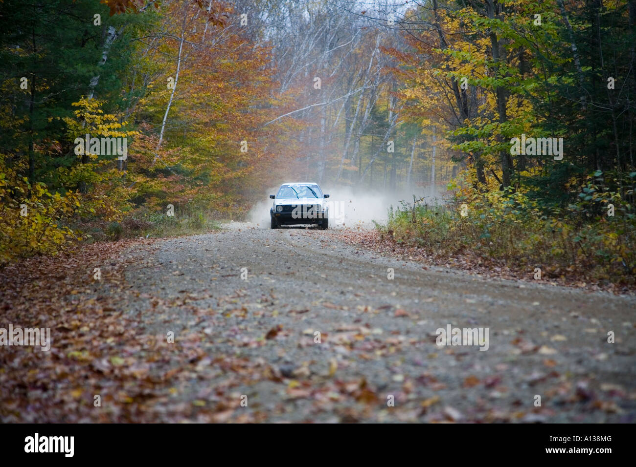 Fall Rally Racing Rally Racing in Fall Stock Photo - Alamy