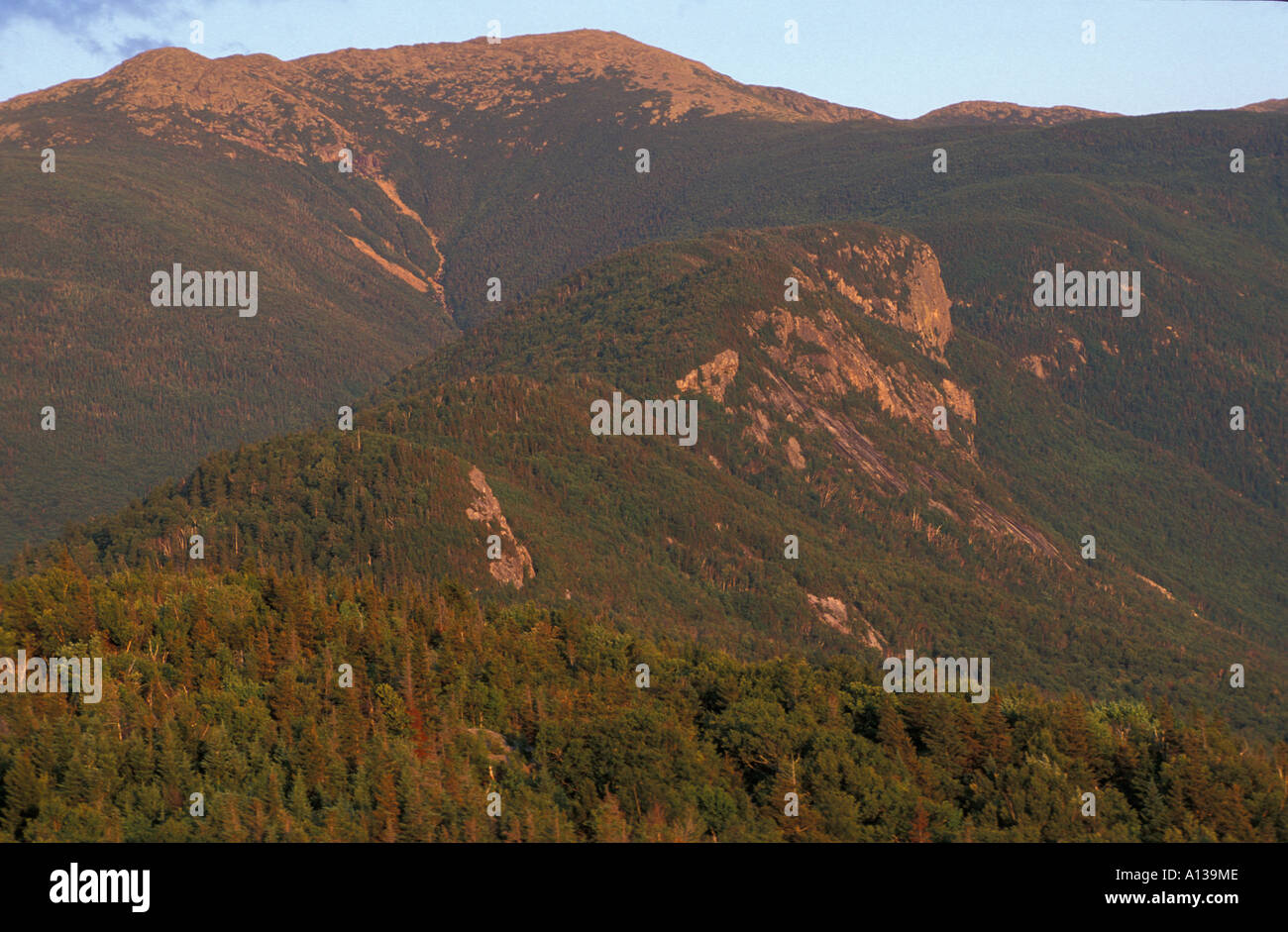 Franconia Notch State Park View from Bald Mountain of Mount Lafayette