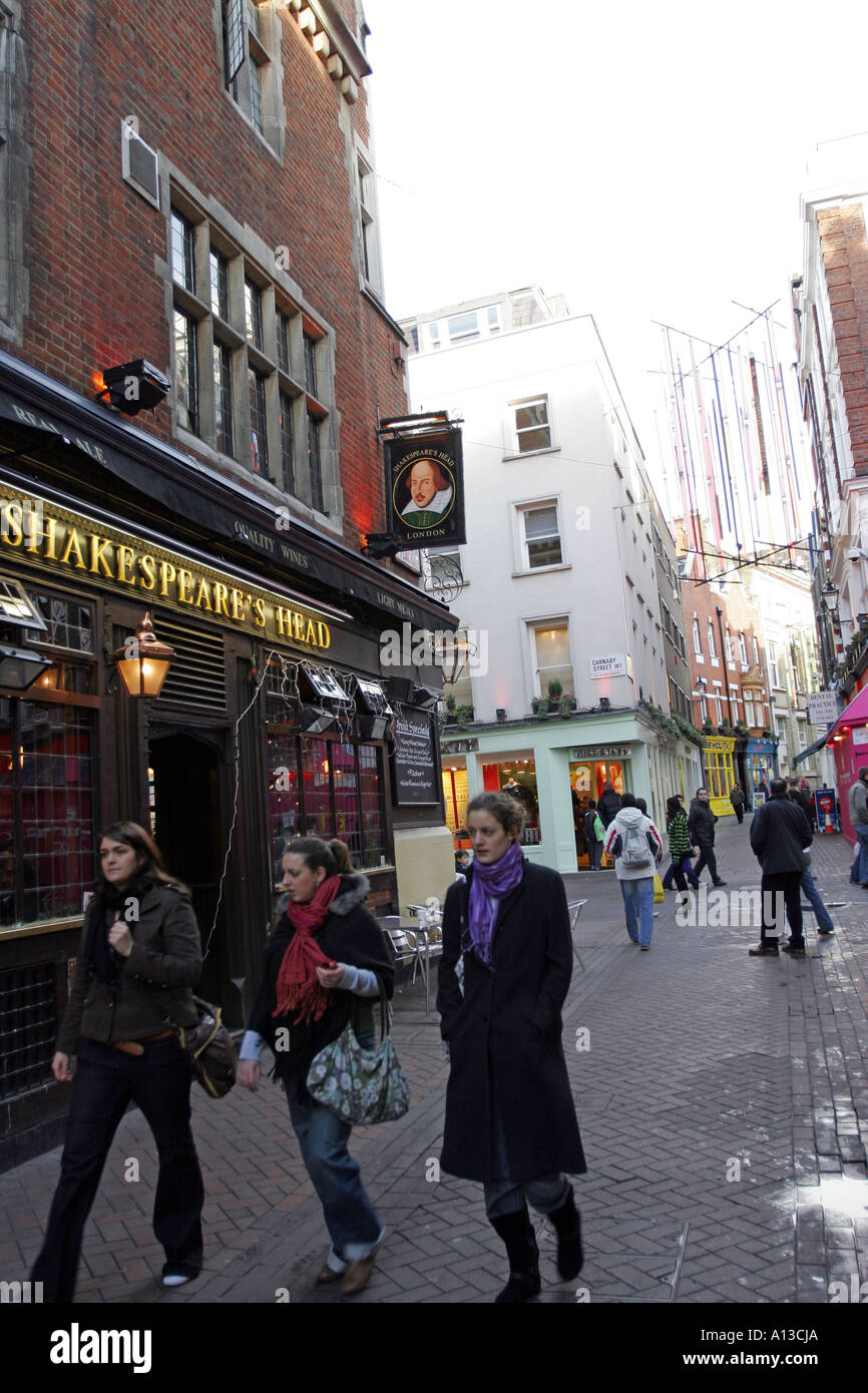 Shakespeares Head Pub Carnaby Street Hi-res Stock Photography And ...