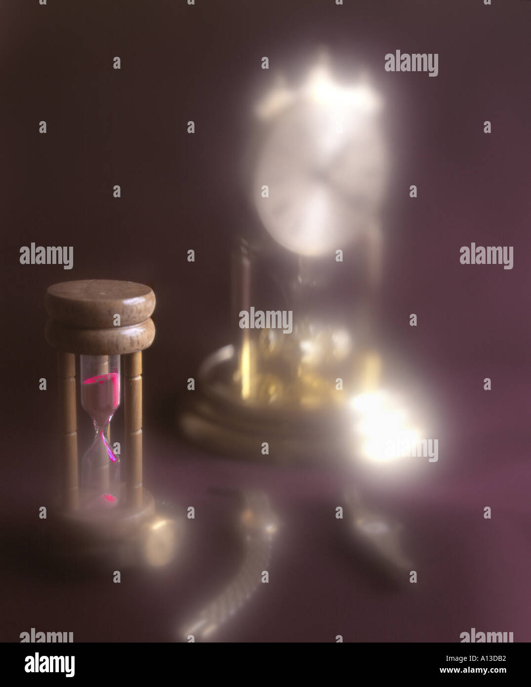 egg timer clocks watches Stock Photo Alamy