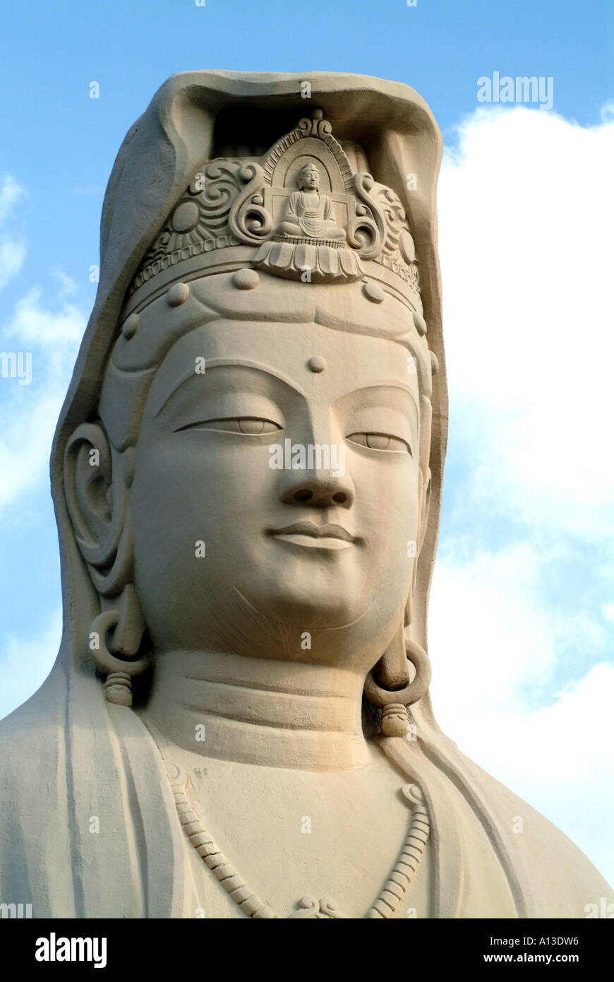 Ryozen Kannon Buddha statue Kyoto Japan Stock Photo