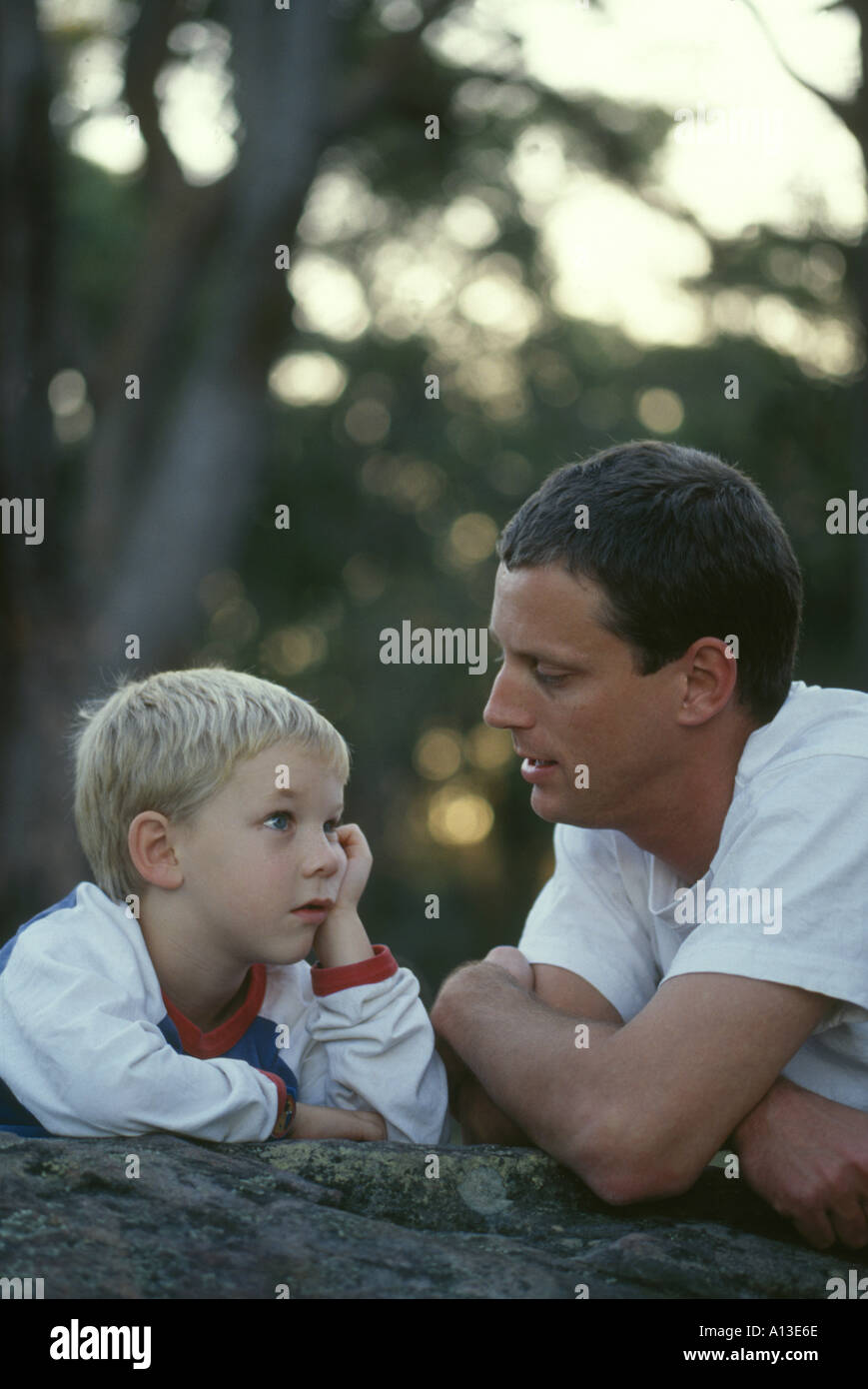 Father and Son Stock Photo