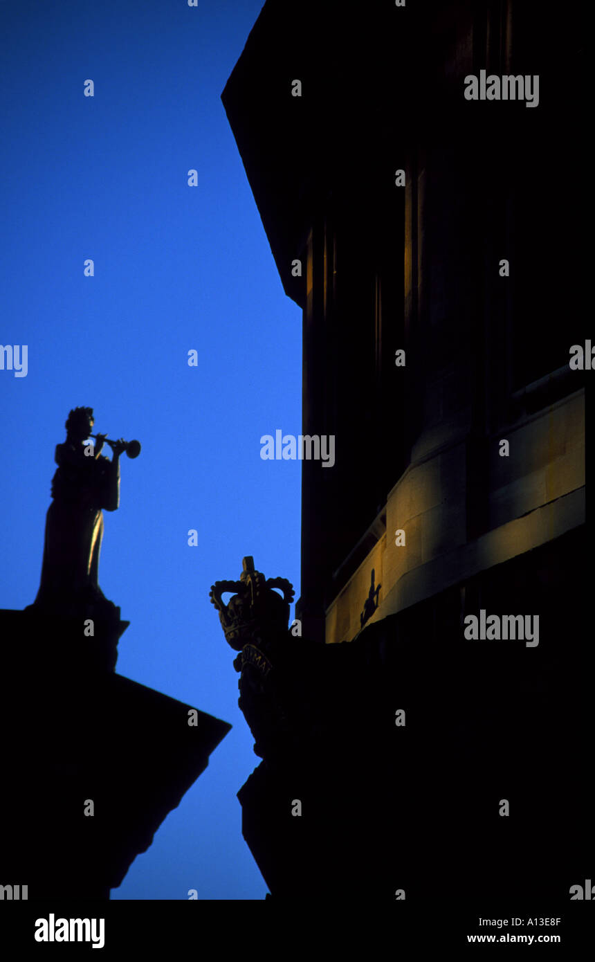Silhouette angel trumpet hi-res stock photography and images - Alamy