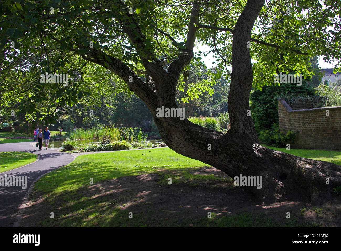 Jubilee Gardens, Bewdley, Hereford and Worcester, England Stock Photo