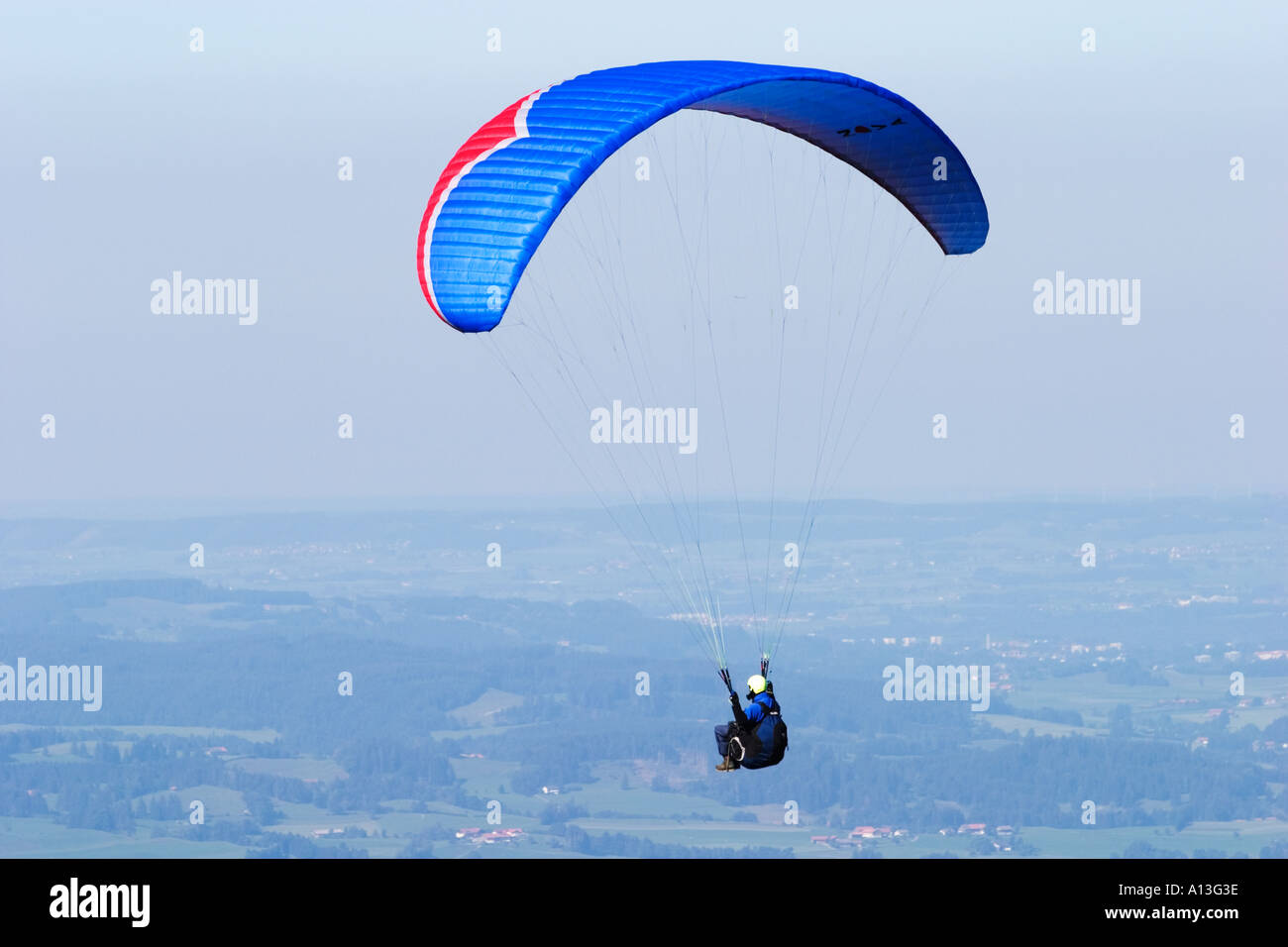 paraglider Germany Stock Photo