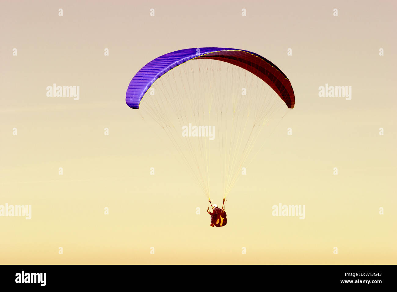 paraglider Germany Stock Photo