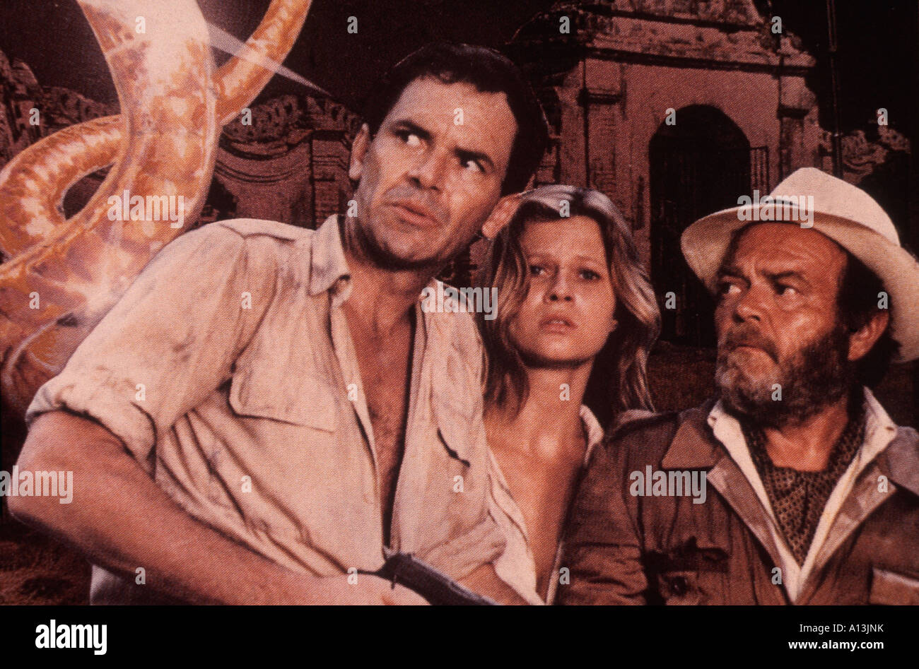 I cacciatori del cobra d oro Year 1982 Director Antonio Margheriti Dawdon Stock Photo