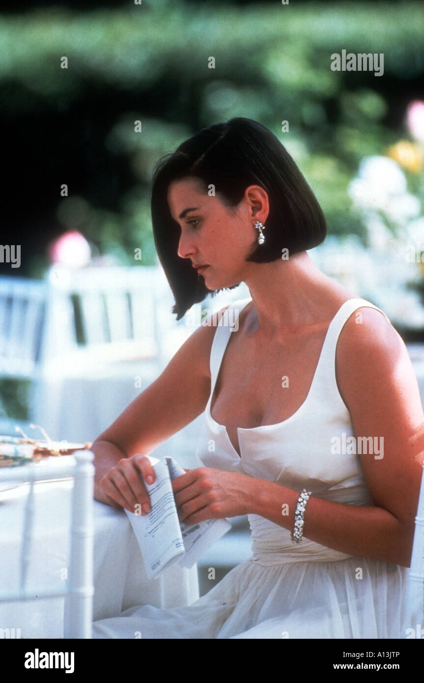 Indecent Proposal Year 1993 Director Adrian Lyne Demi Moore Stock Photo. 