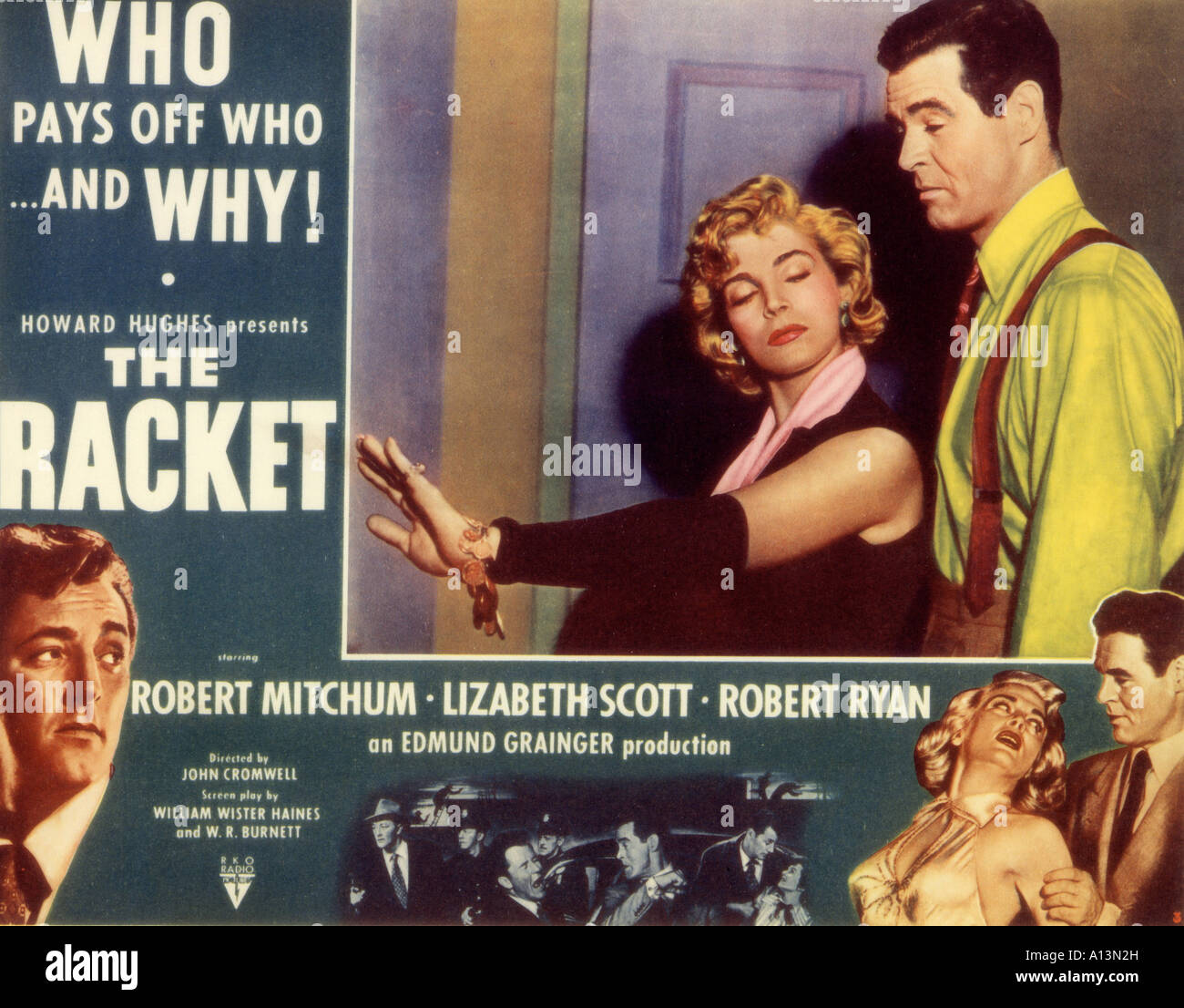 The Racket Year 1951 Director John Cromwell Robert Ryan Robert Mitchum