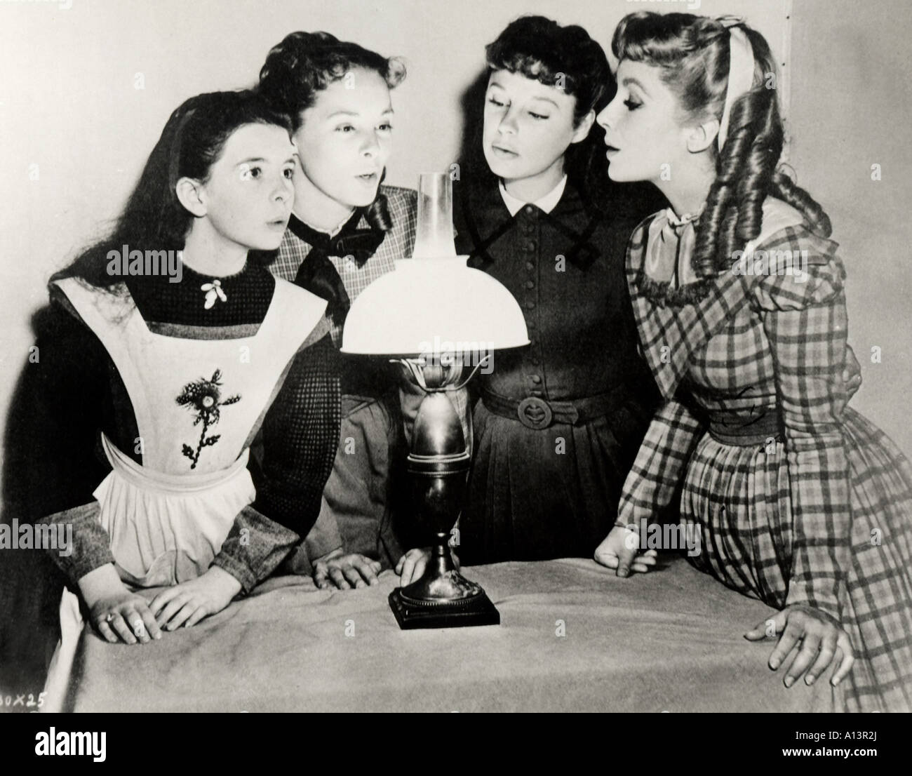 Little Women Year 1948 Director Mervyn LeRoy Elizabeth Taylor Margaret O Brien June Allyson Janet Leigh Based upon Louisa May Al Stock Photo