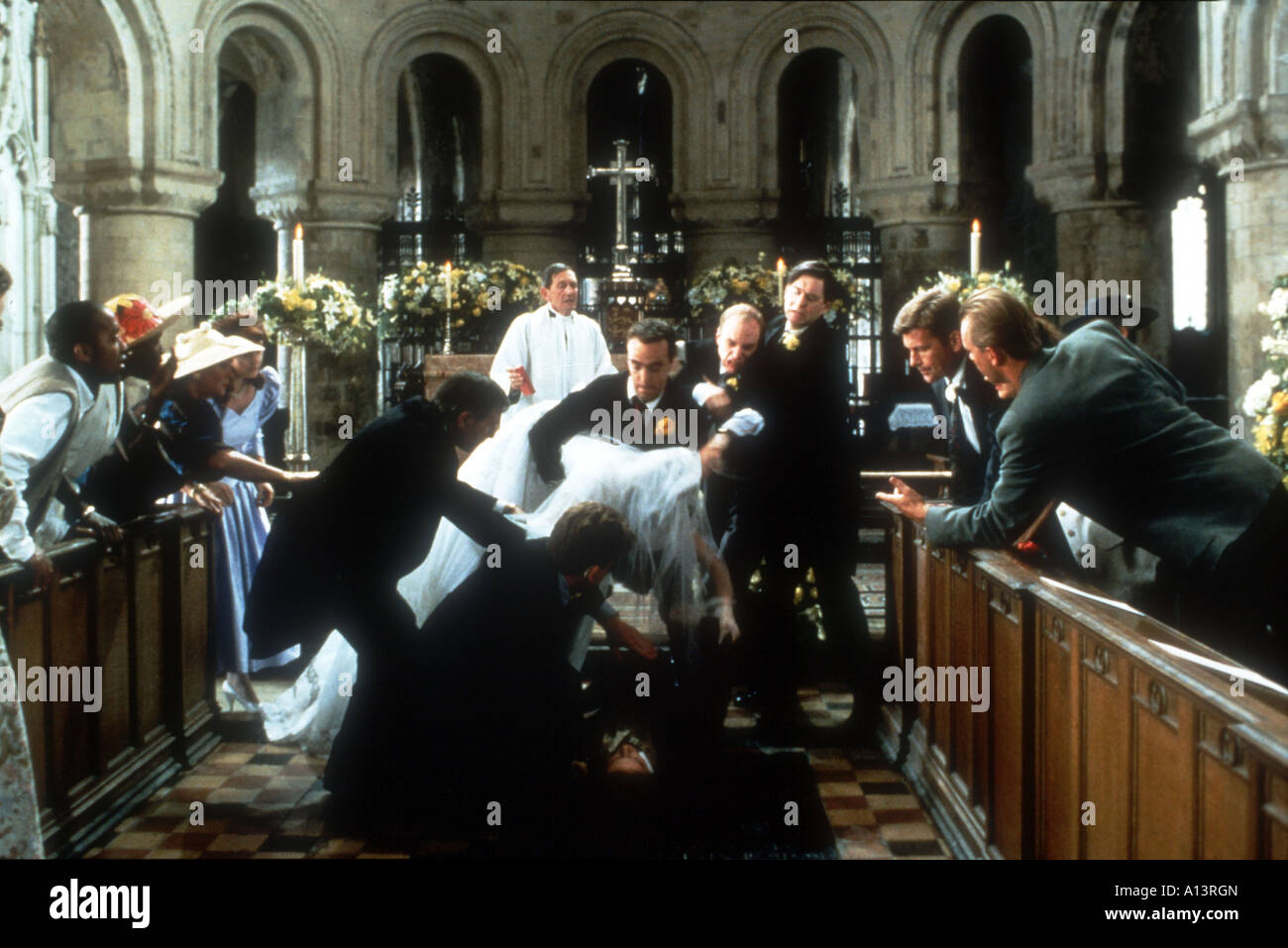 Four Weddings And A Funeral Year 1994 Director Mike Newell Stock Photo