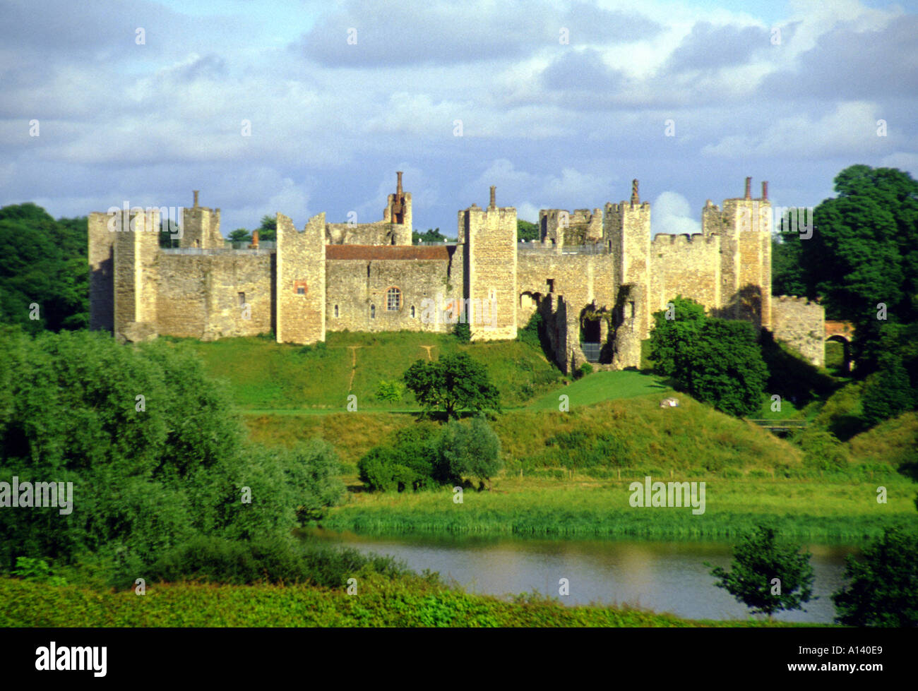 The Framlingham Castle Suffolk England UK Stock Photo - Alamy