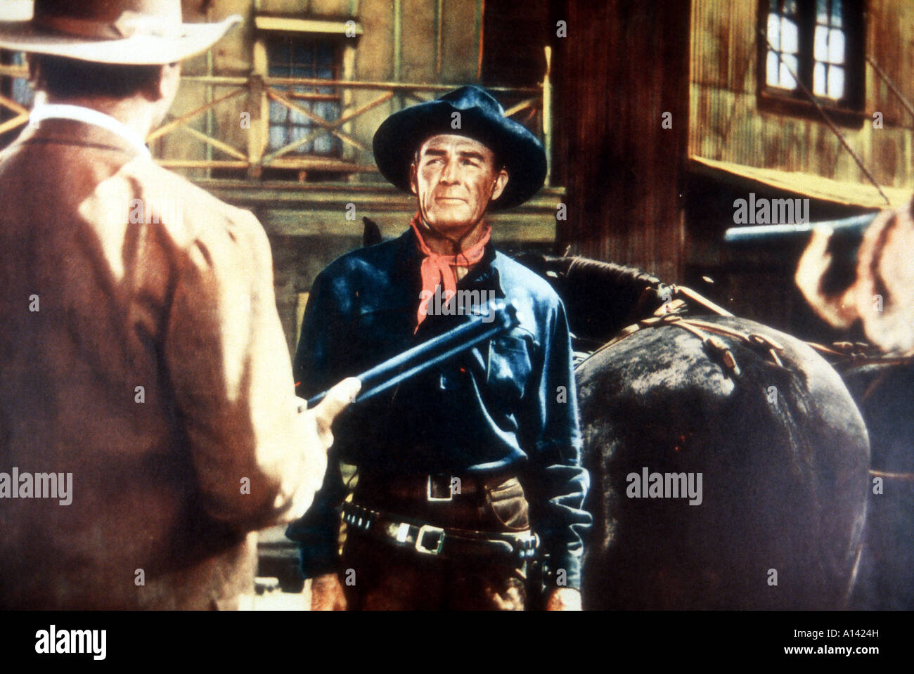 The Bounty Hunter Year 1954 Director André De Toth Randolph Scott Stock