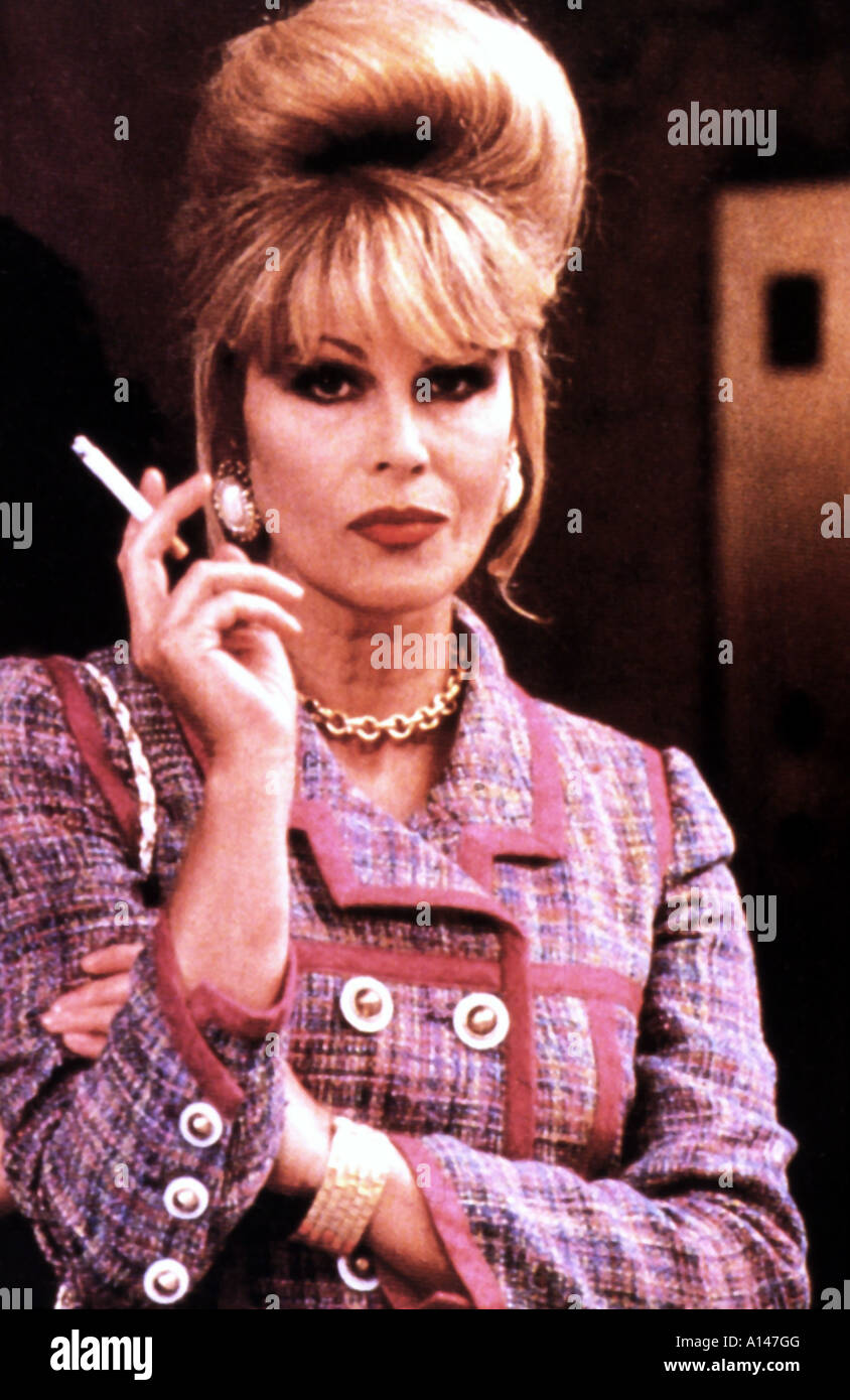 Films Et Séries Tv Avec Joanna Lumley Absolutely Fabulous Year 1992 Director Bob Spiers Joanna Lumley Stock
