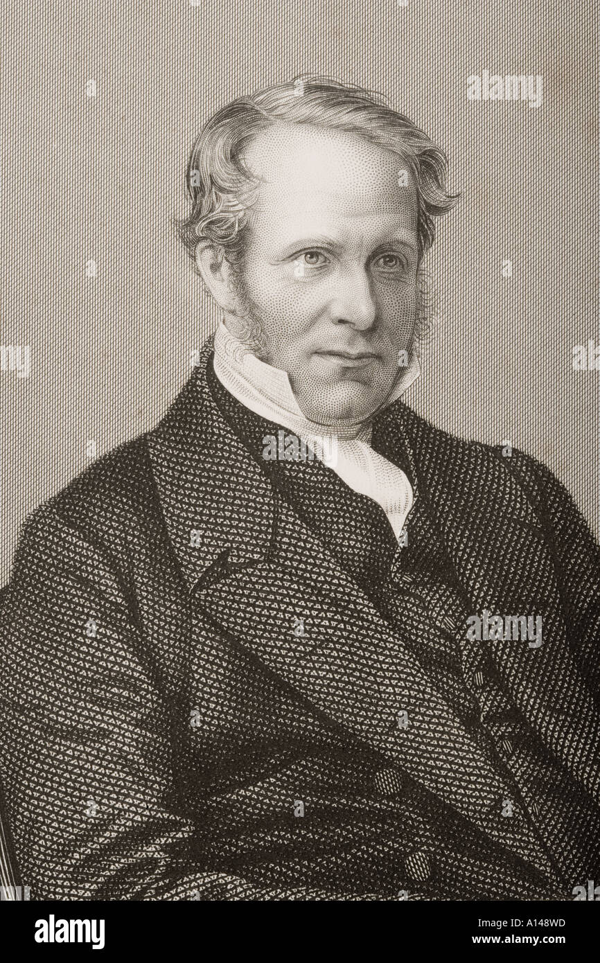 The Reverend The Honourable Baptist Wriothesley Noel, 1798 – 1873. English evangelical clergyman. Stock Photo
