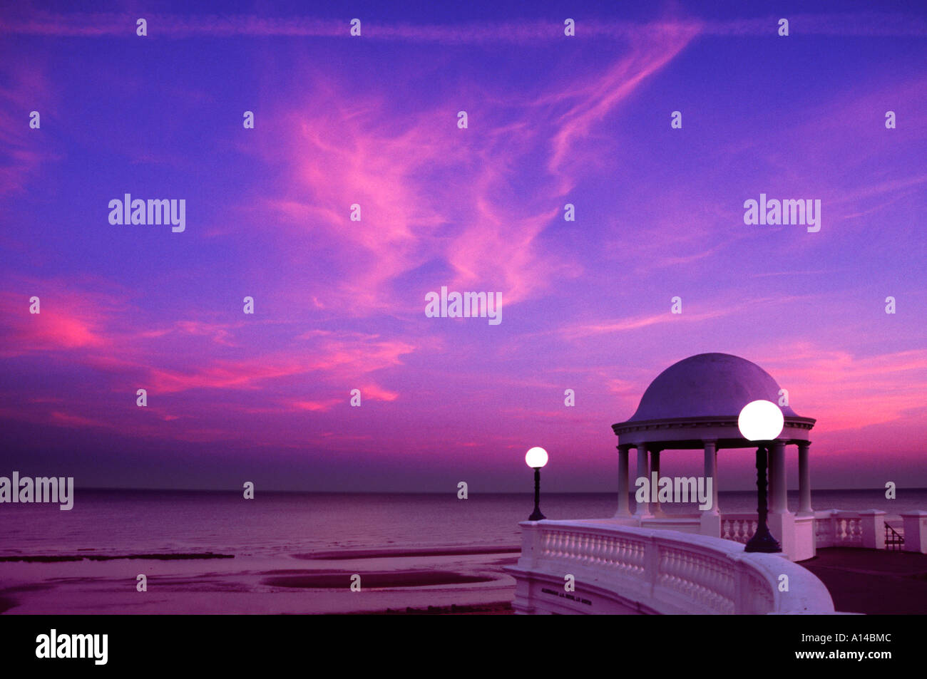 Bexhill Pavilion evening Stock Photo Alamy