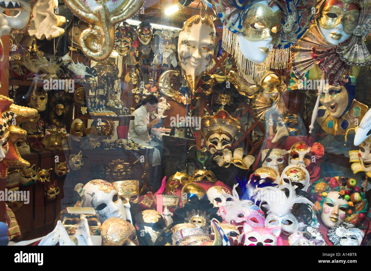 Peter Pan mask shop Stock Photo - Alamy