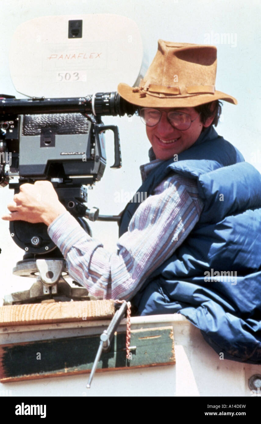 Jaws 1975 Steven Spielberg Shooting picture Stock Photo Alamy