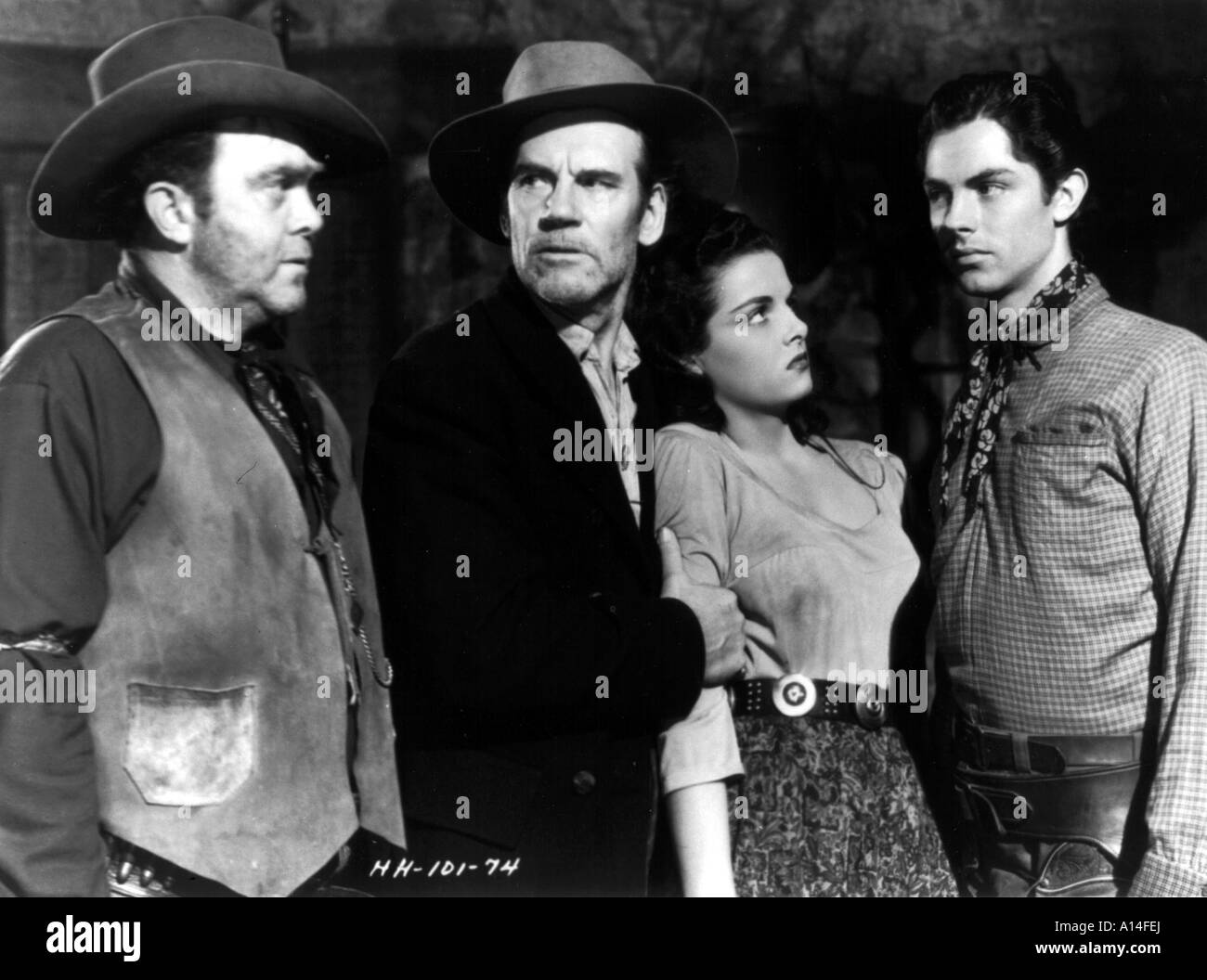 The outlaw 1941 Howard Hughes Jane Russell Jack Buetel Stock Photo - Alamy