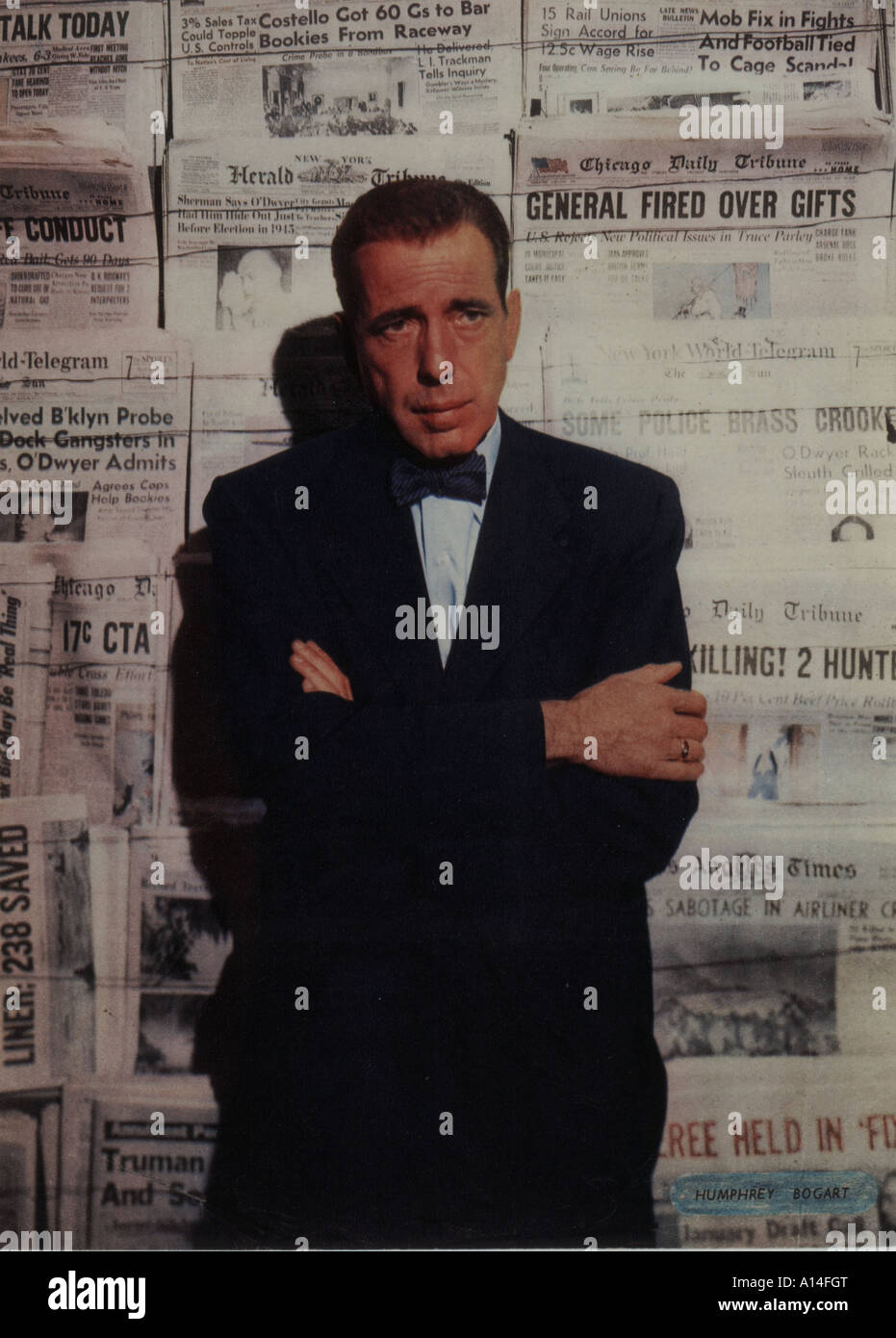 Deadline 1952 Richard Brooks Humphrey Bogart Stock Photo
