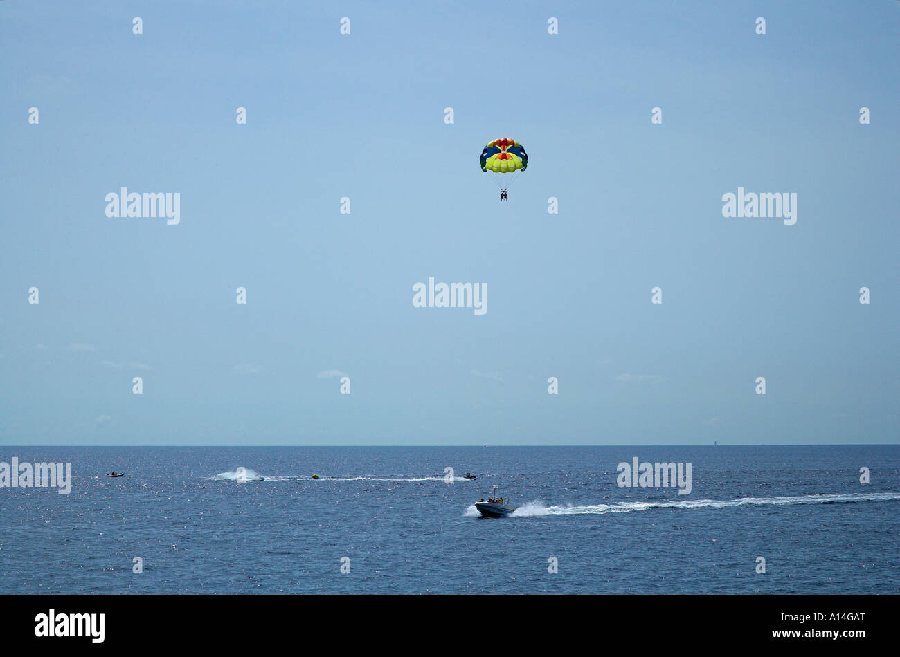 Puerto Rico skydiving Stock Photo Alamy
