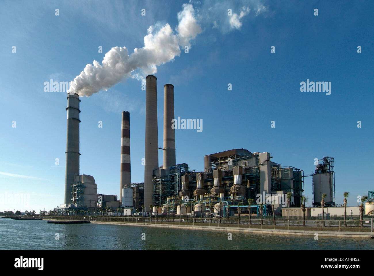 TECO power plant provide electricity to the city of Tampa and surrounding cities in Florida Stock Photo