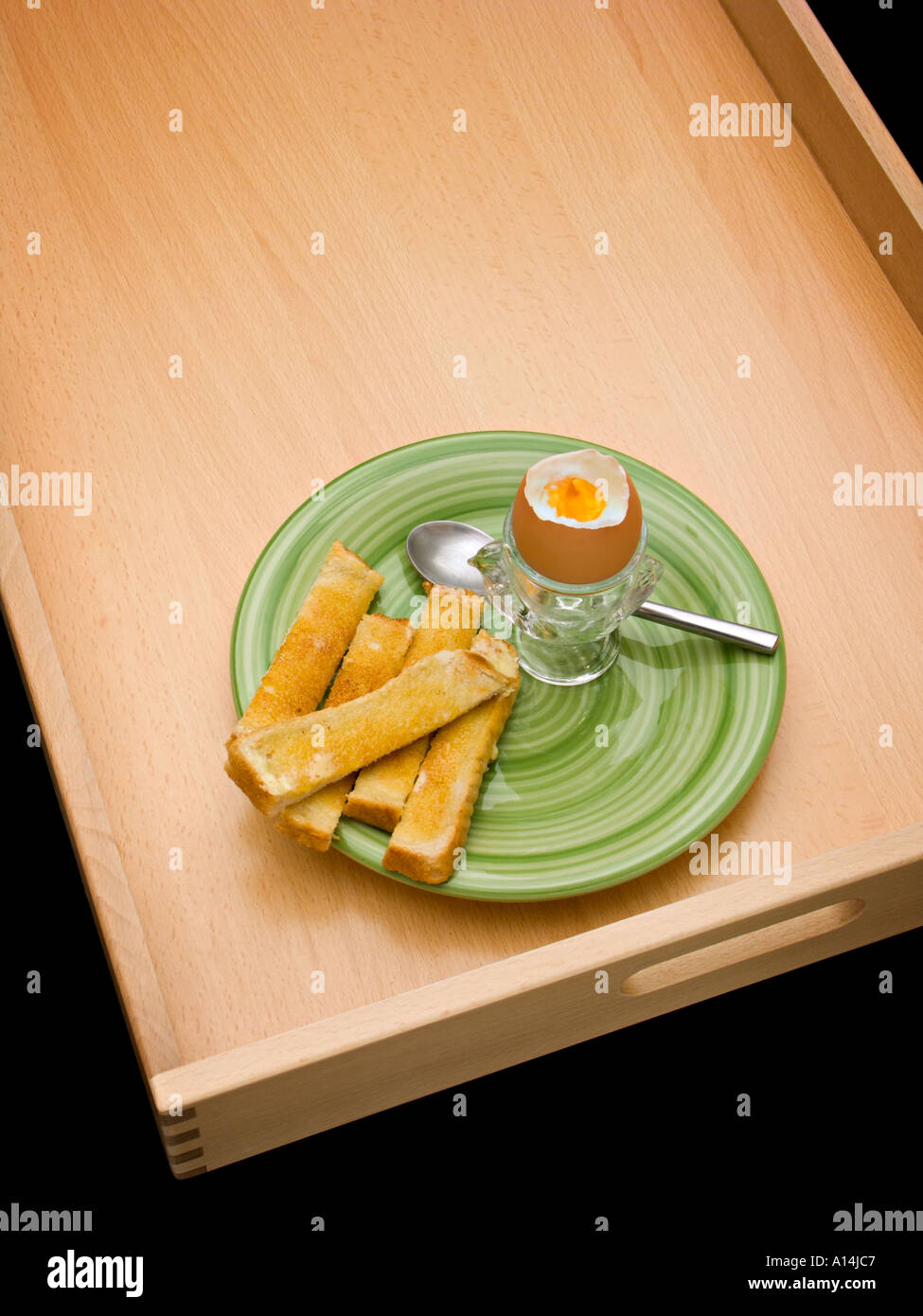 Boiled egg and soldiers Stock Photo Alamy