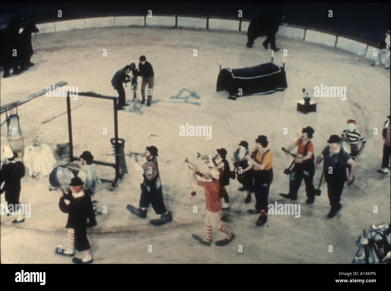 I Clowns 1970 Federico Fellini Stock Photo Alamy