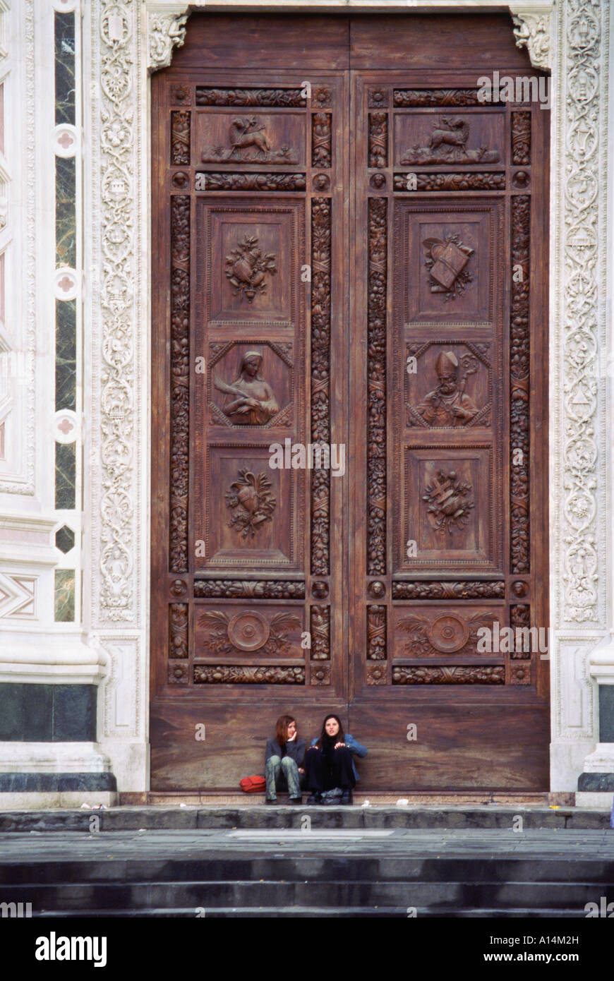 Doors of Italy in ENGLISH LARGE 18/" X 26.5/" Doors of Italy