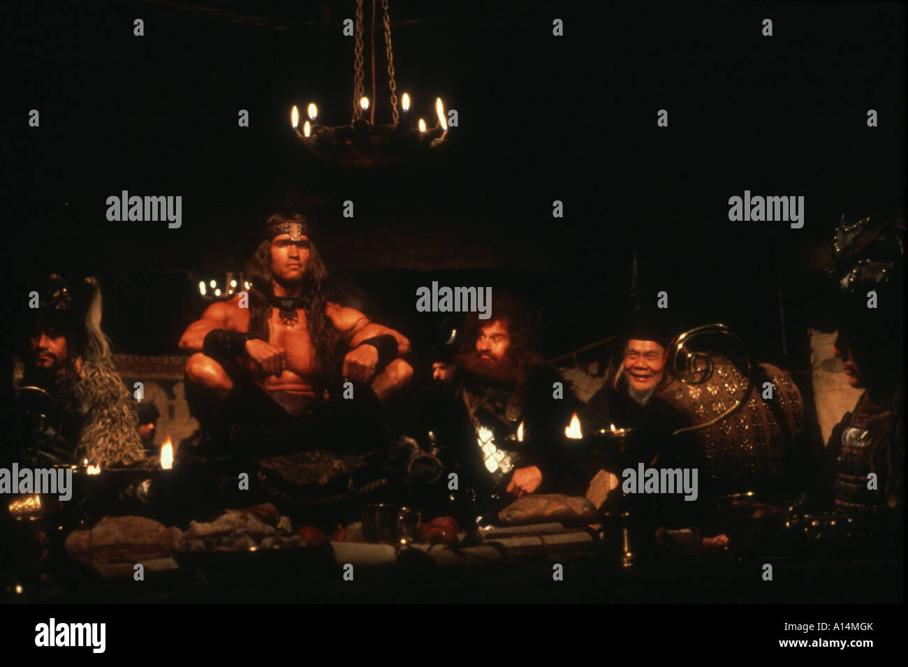 Conan the barbarian 1981 John Milius Arnold Schwarzenegger Stock Photo