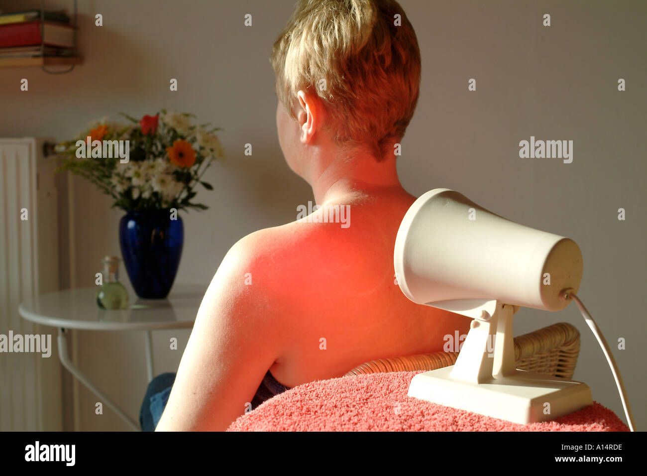 Red light irradiation hi-res stock photography and images - Alamy