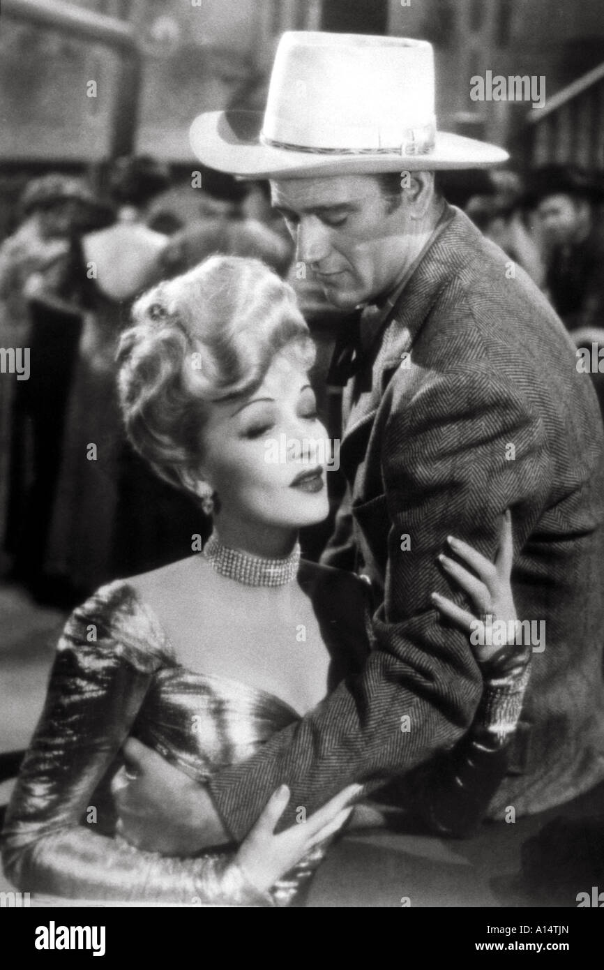 The spoilers 1942 Ray Enright Marlene Dietrich John Wayne Stock Photo ...