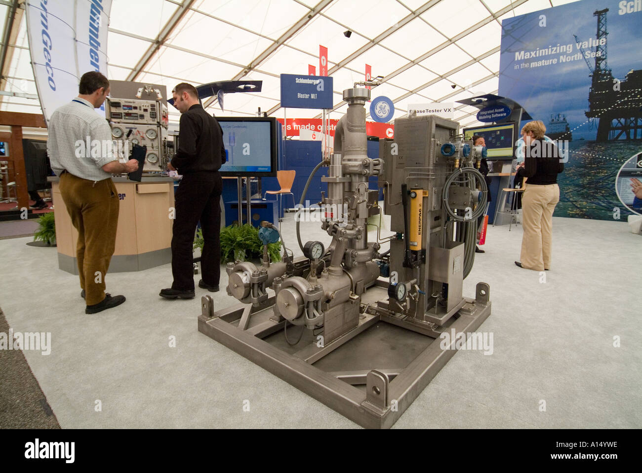 Offshore Europe Oil and Gas Exhibition and Conference at the Aberdeen AECC 2005 Stock Photo