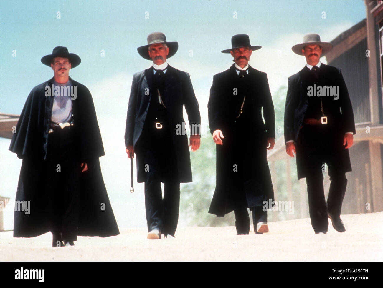 Tombstone Year 1993 Director George Pan Cosmatos Val Kilmer Kurt Russell Sam Elliott Bill Paxton Stock Photo
