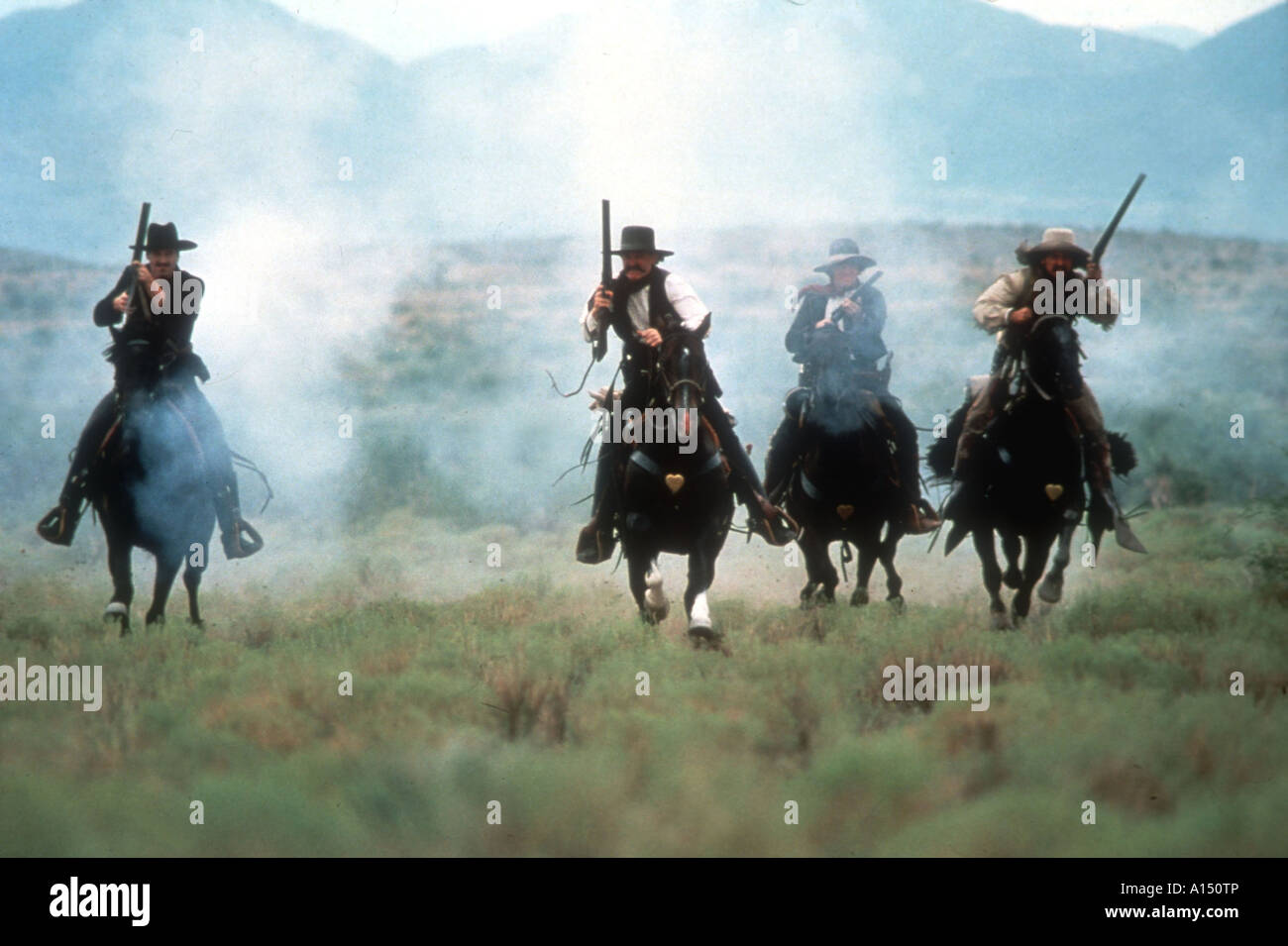 Tombstone Year 1993 Director George Pan Cosmatos Val Kilmer Kurt Russell Bill Paxton Stock Photo