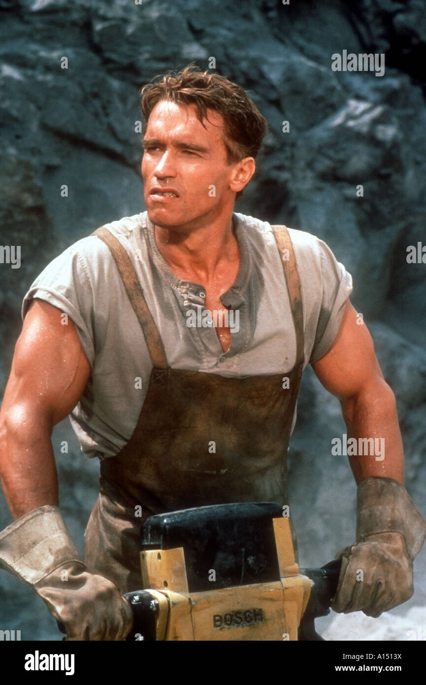 Total Recall Year 1990 Director Paul Verhoeven Arnold Schwarzenegger Stock Photo