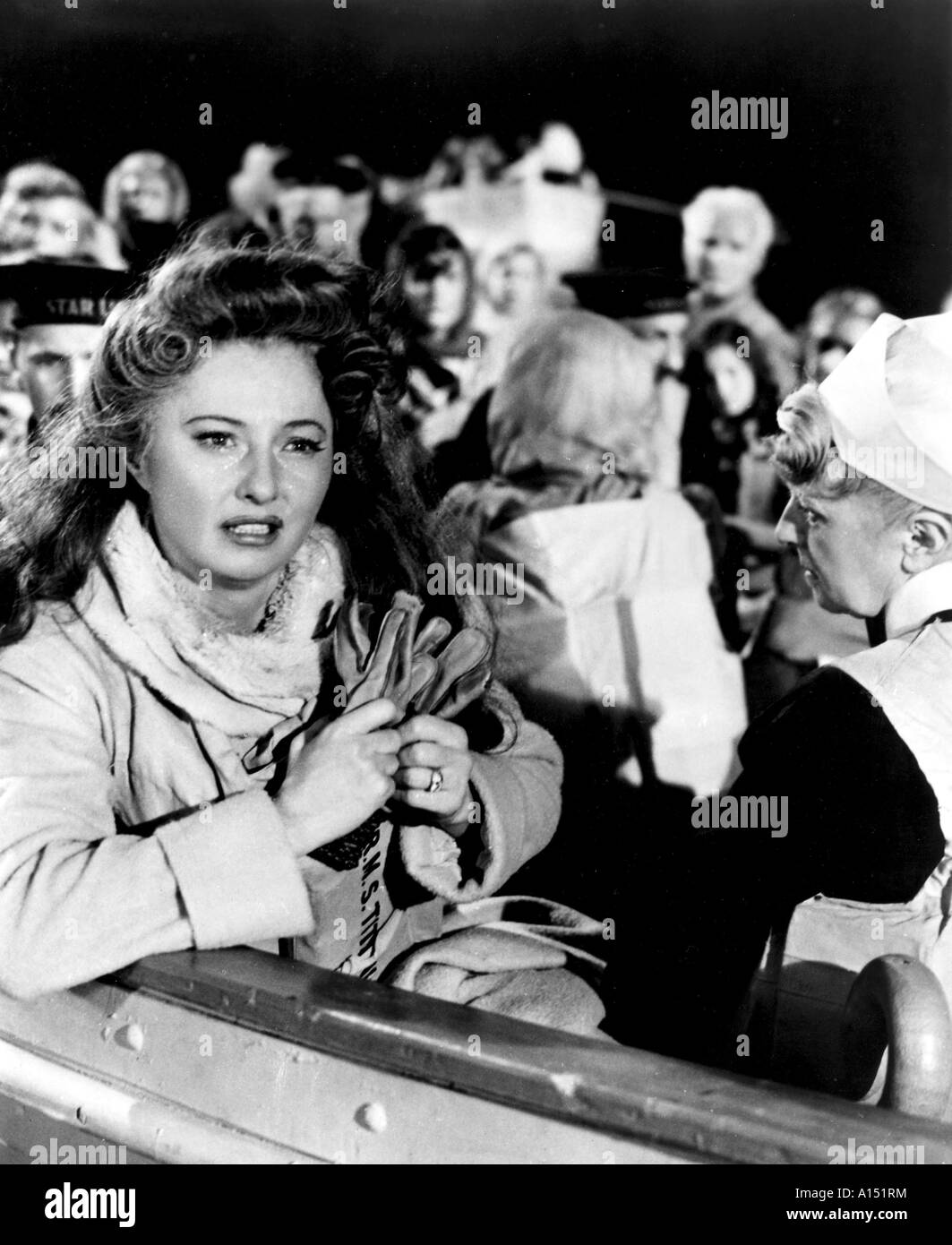 Titanic Year 1953 Director Jean Negulesco Barbara Stanwick Stock Photo