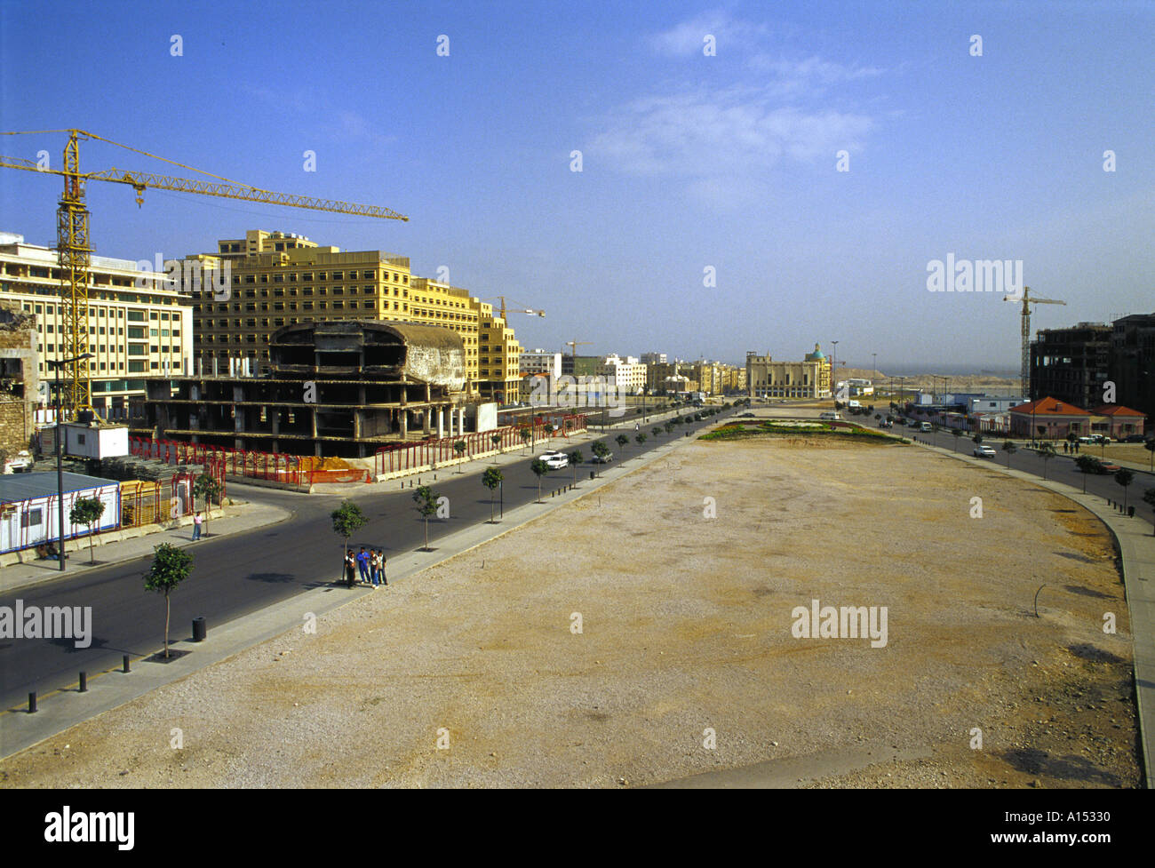Location of the Green Line Beirut Lebanon Stock Photo Alamy