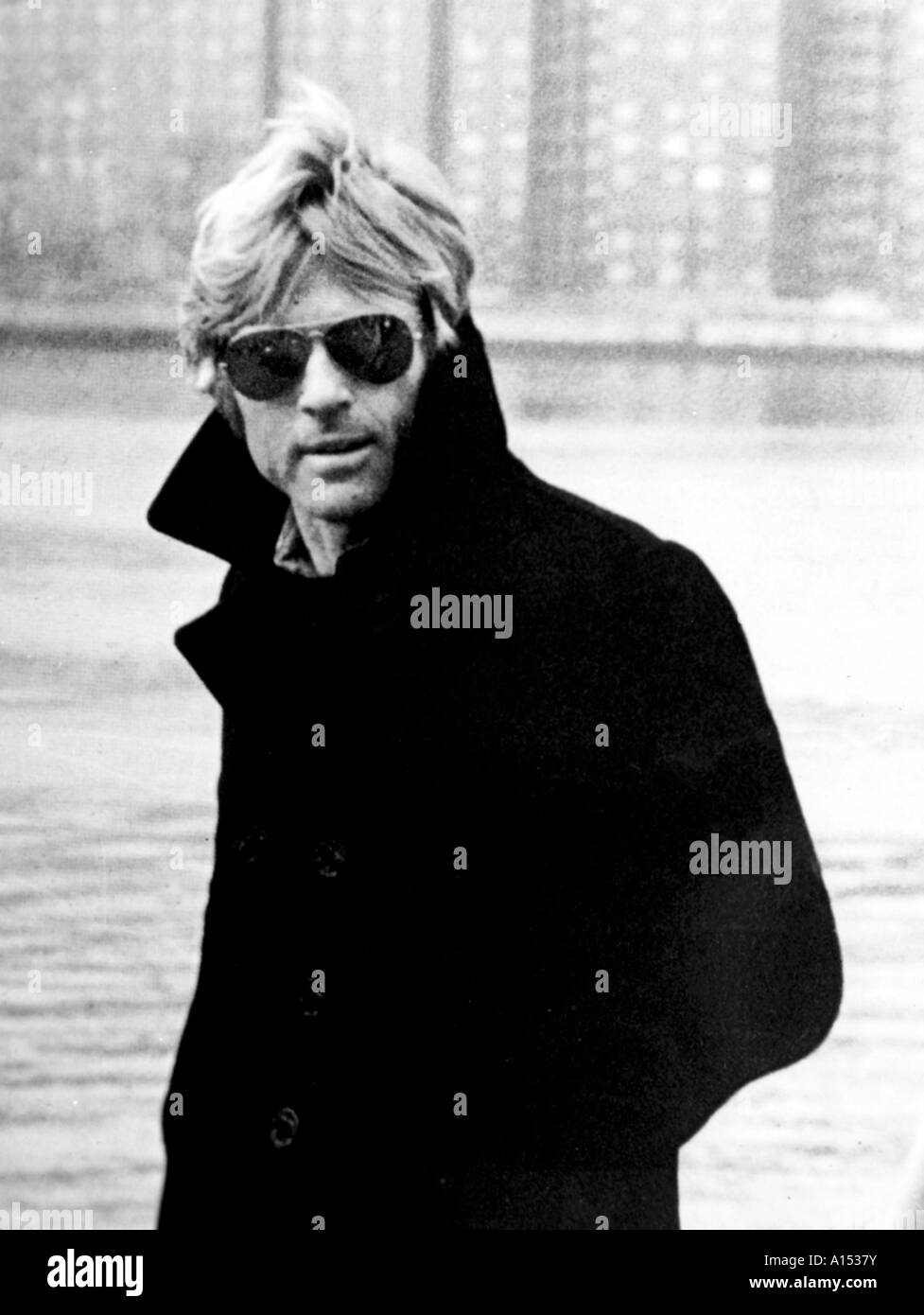 Robert redford three days of the condor black and white stock photos